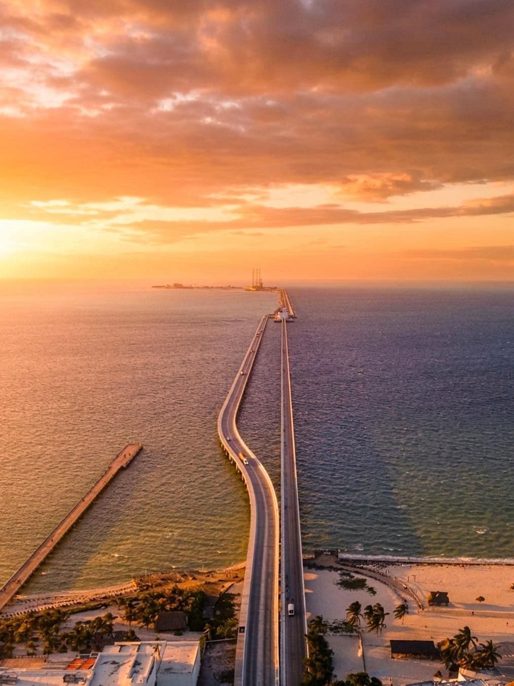 Playa de Progreso, Yucatán — aguas turquesas del Golfo de México